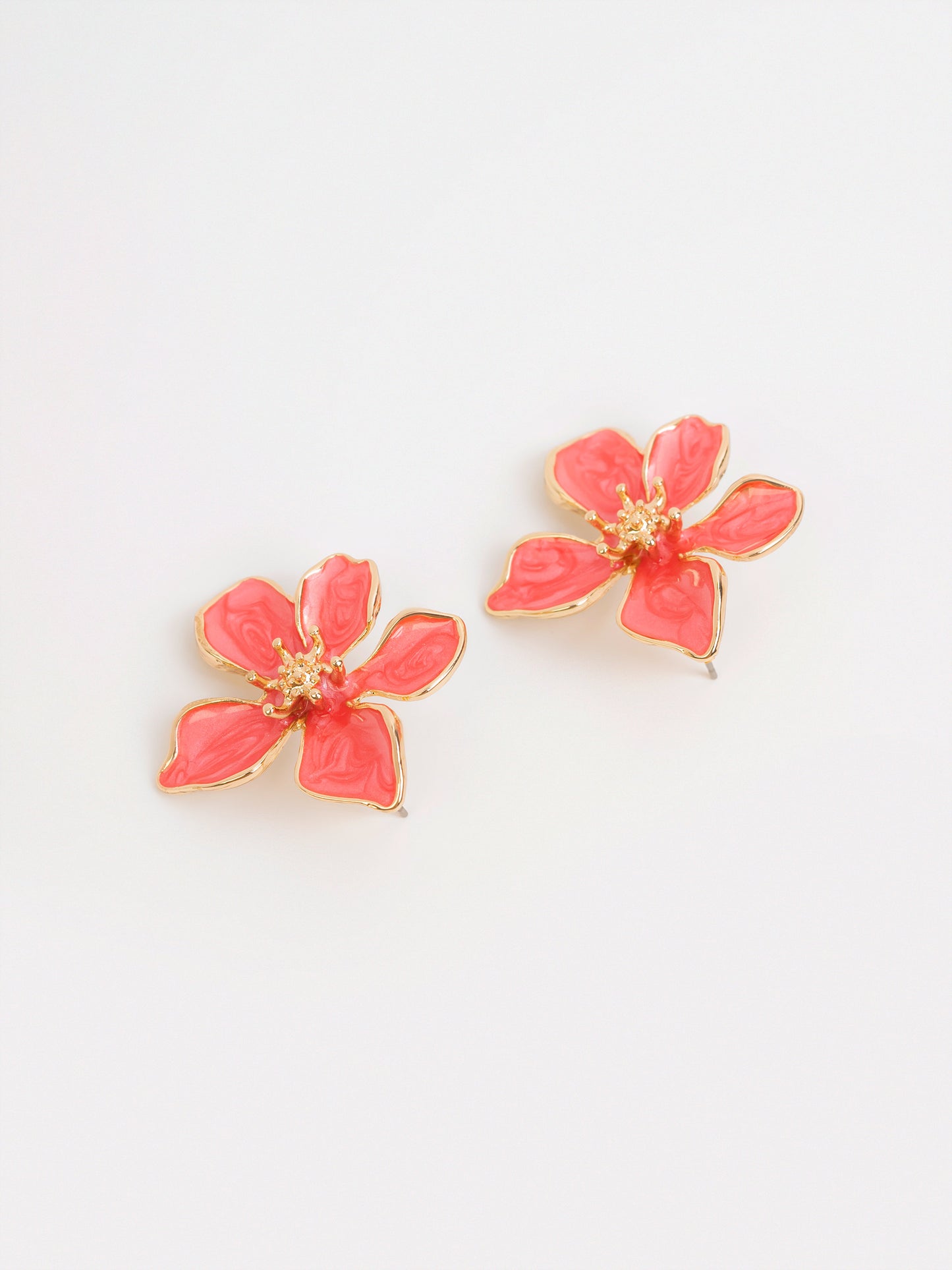 Petal Enamel Earrings