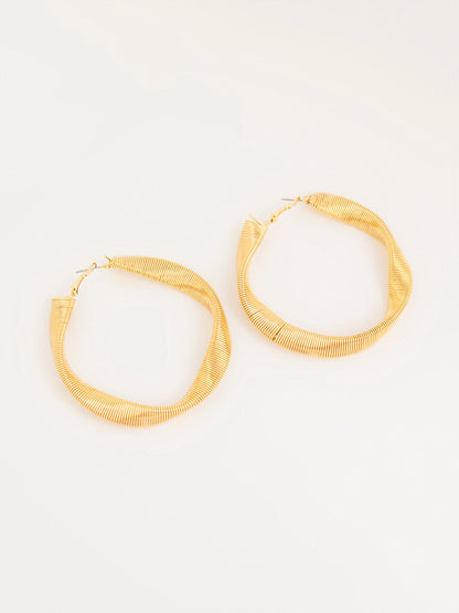 Spiral Hoop Earrings