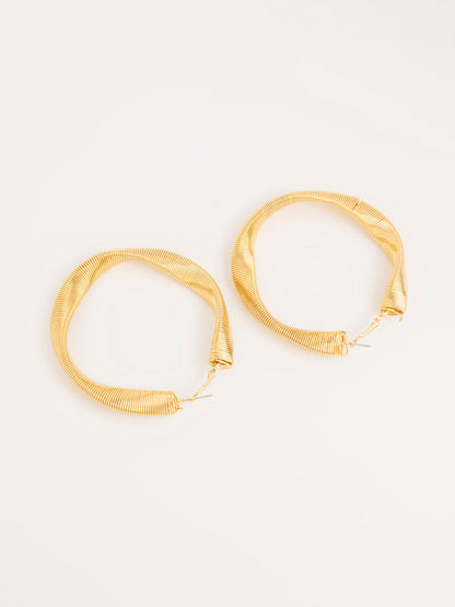Spiral Hoop Earrings