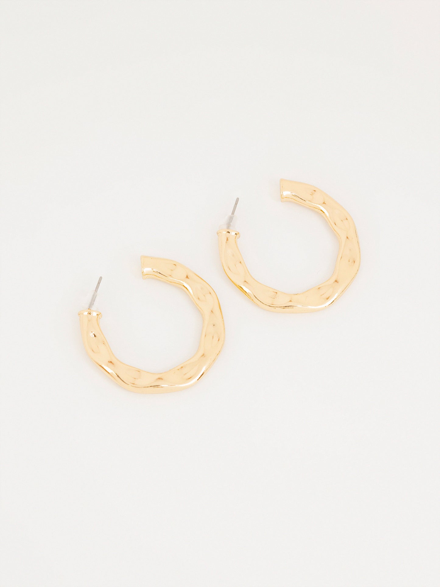 Textured Hoop Earrings
