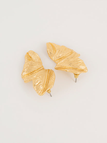 Leaf Textured Earrings