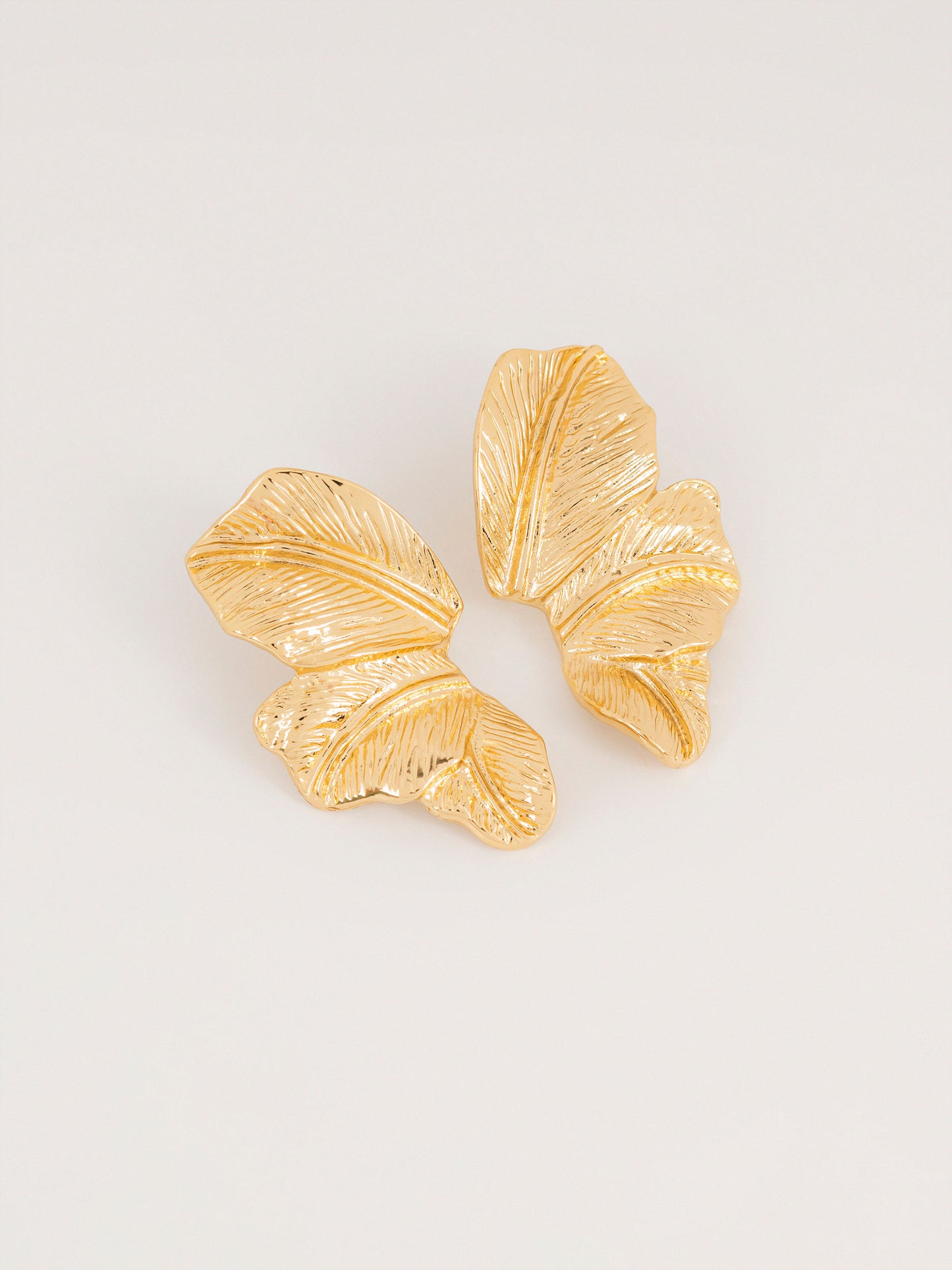 Leaf Textured Earrings