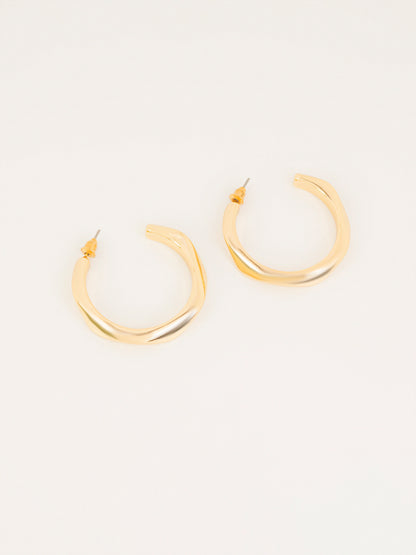 Twist Hoop Earrings