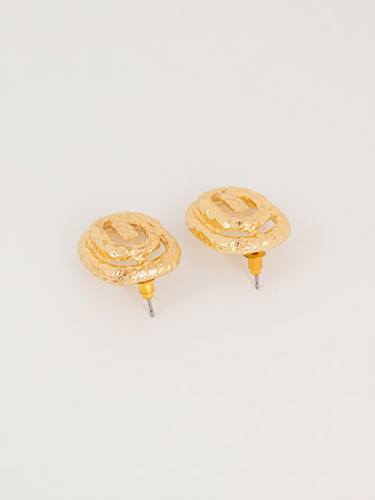 Spiral Stud Earrings