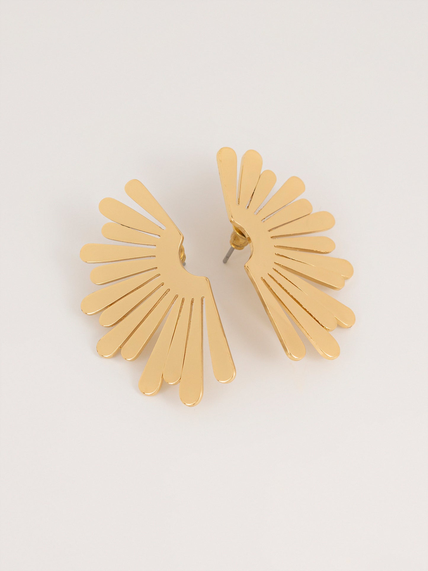 Geometric Sunburst Earrings