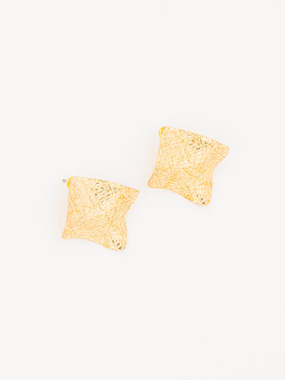 Textured Stud Earrings