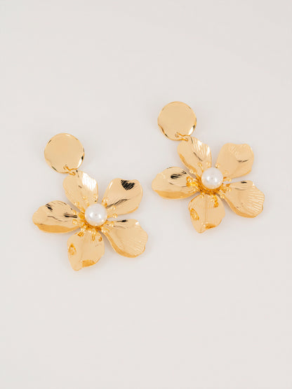Floral Pearl Earrings