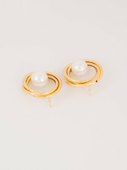 Orbit Pearl Earrings