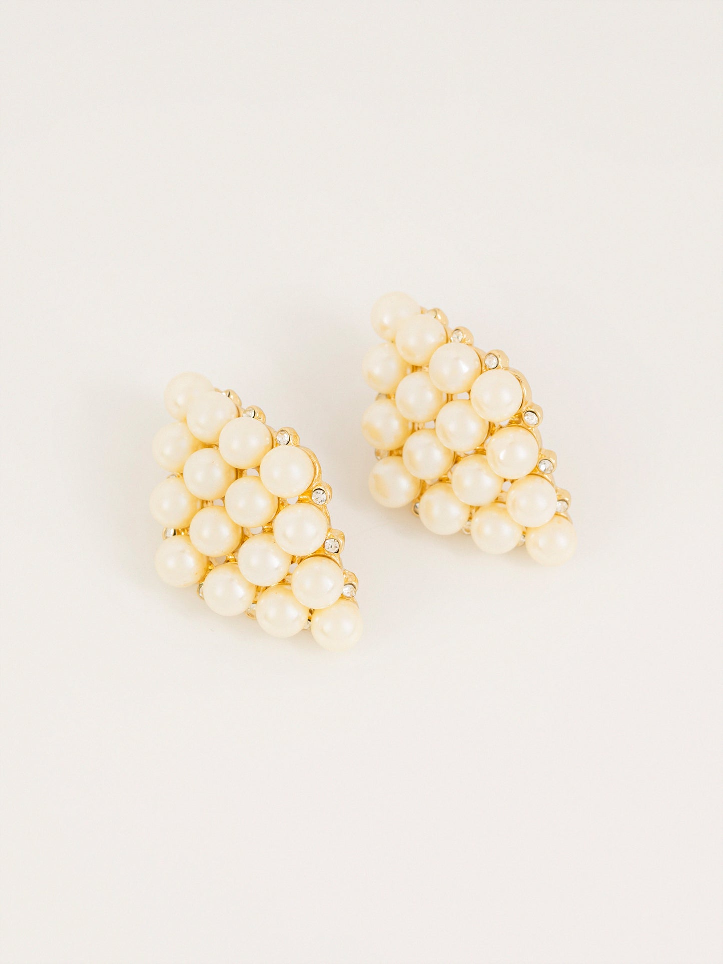 Cluster Pearl Earrings
