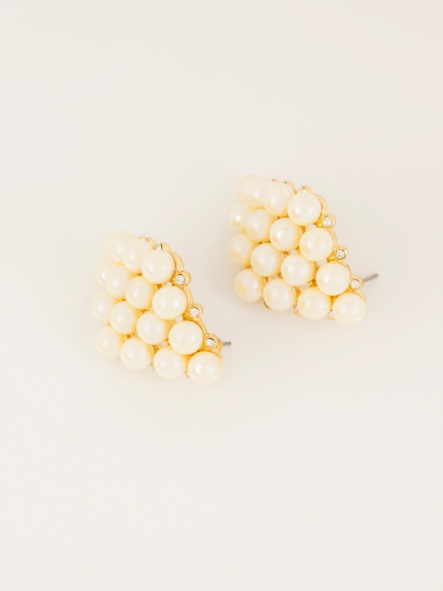 Cluster Pearl Earrings