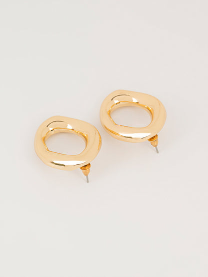 Sculptural Hoop Earrings