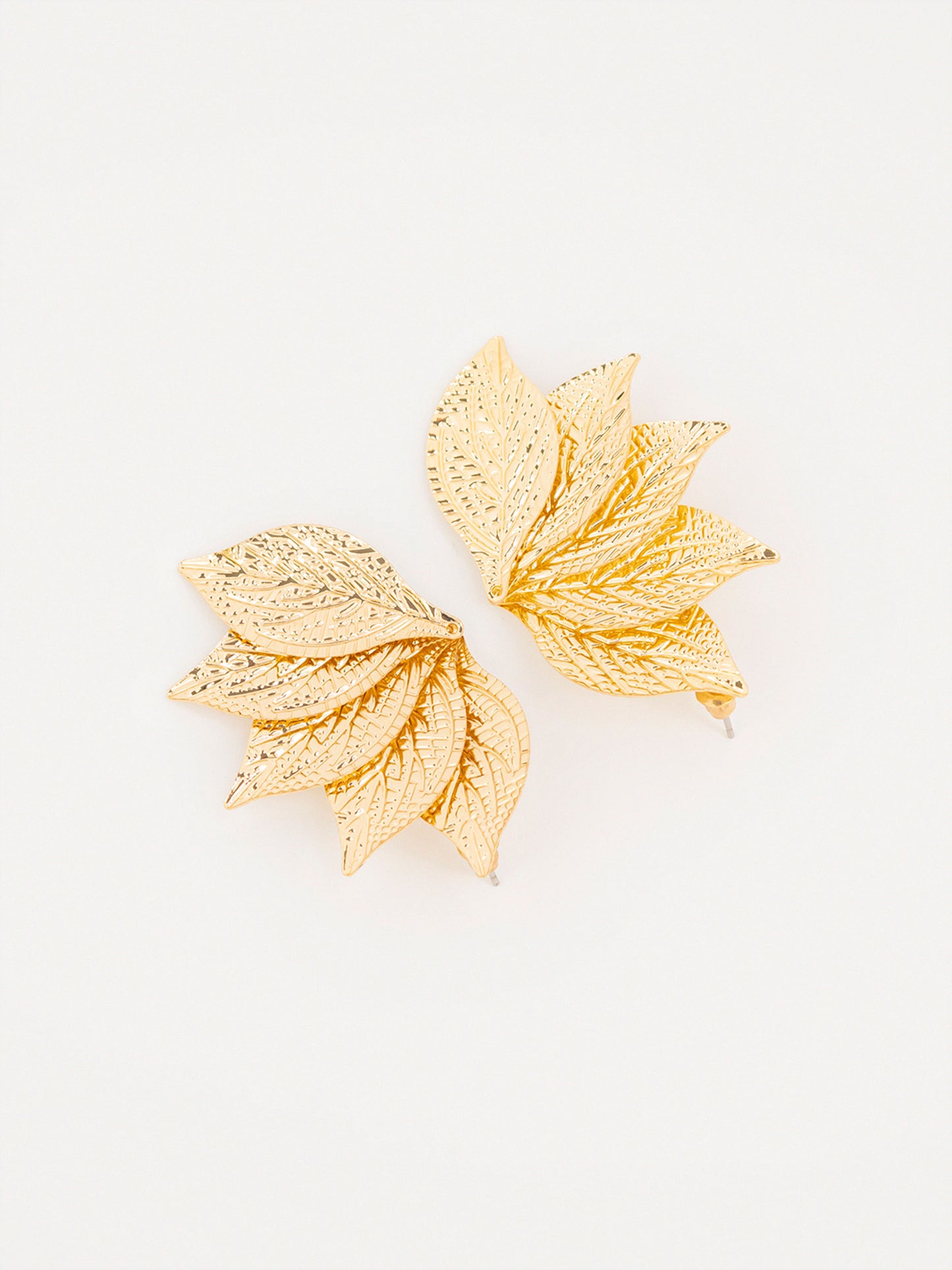 Leaf Textured Earrings