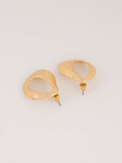 Geometric Textured Earrings