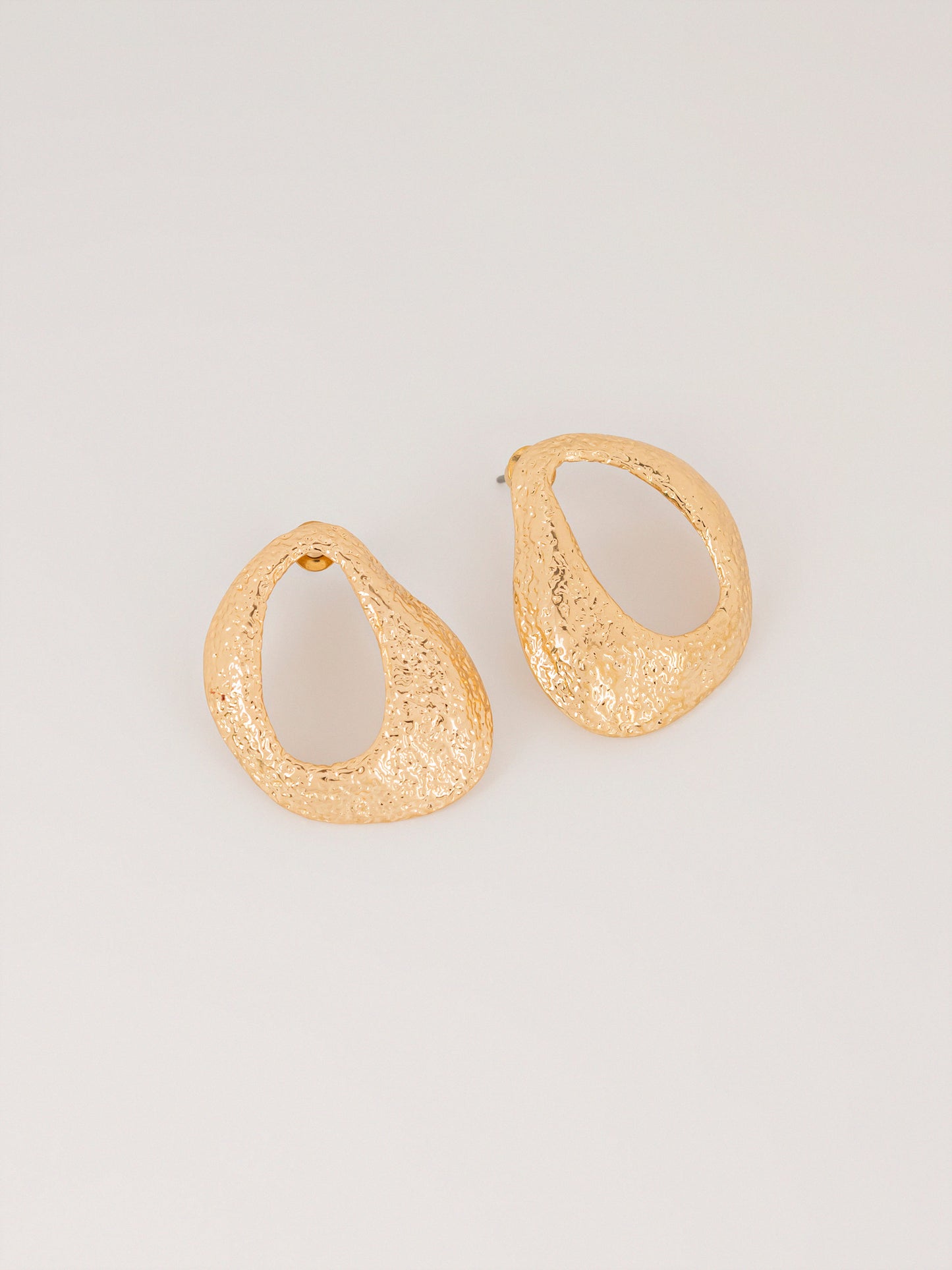 Geometric Textured Earrings