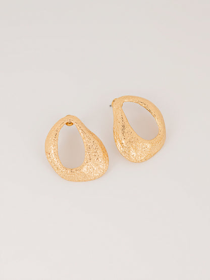 Geometric Textured Earrings