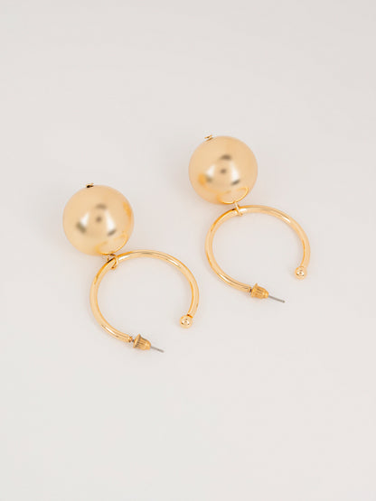 Spherical Hoop Earrings