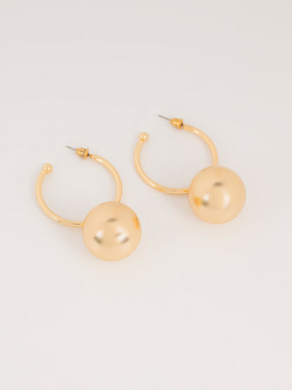 Spherical Hoop Earrings