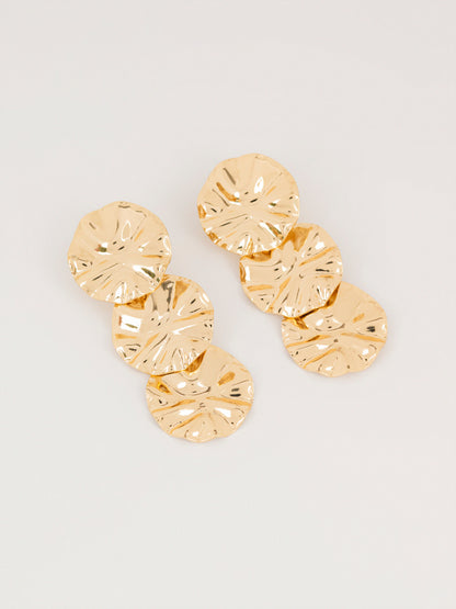 Disc Drape Earrings