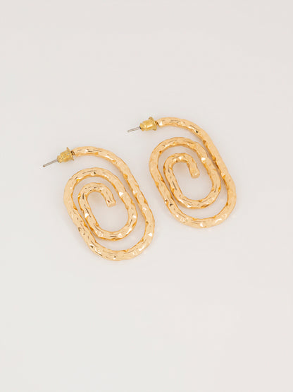 Spiral Drop Earrings