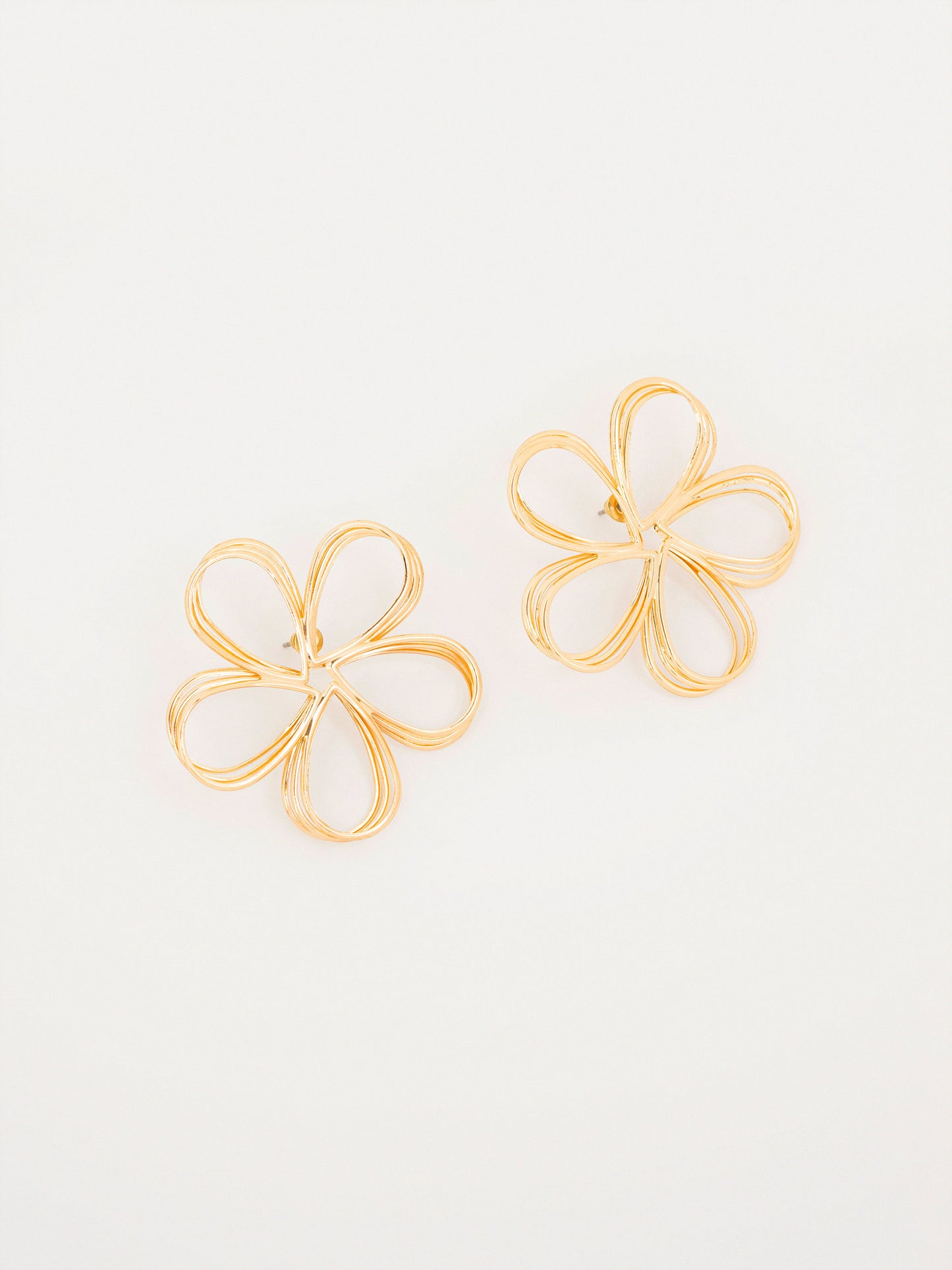 Flower Loop Earrings