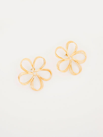 Flower Loop Earrings