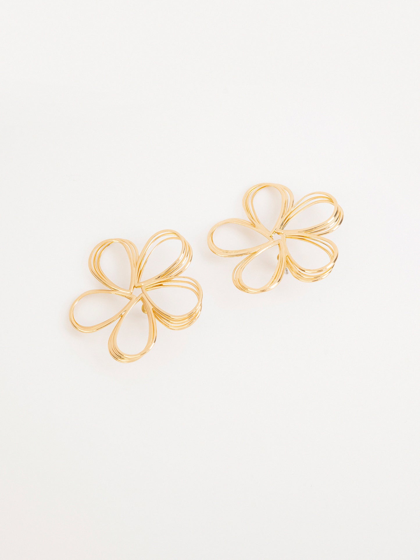 Flower Loop Earrings