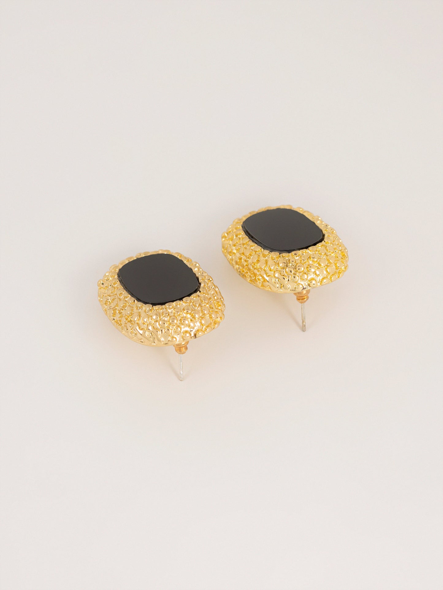 Oval Stone Earrings