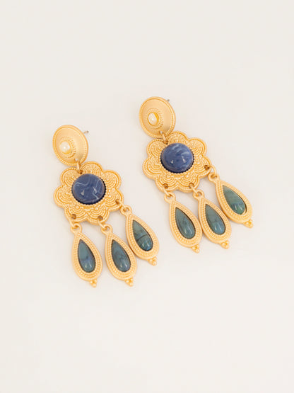 Floral Dangle Earrings