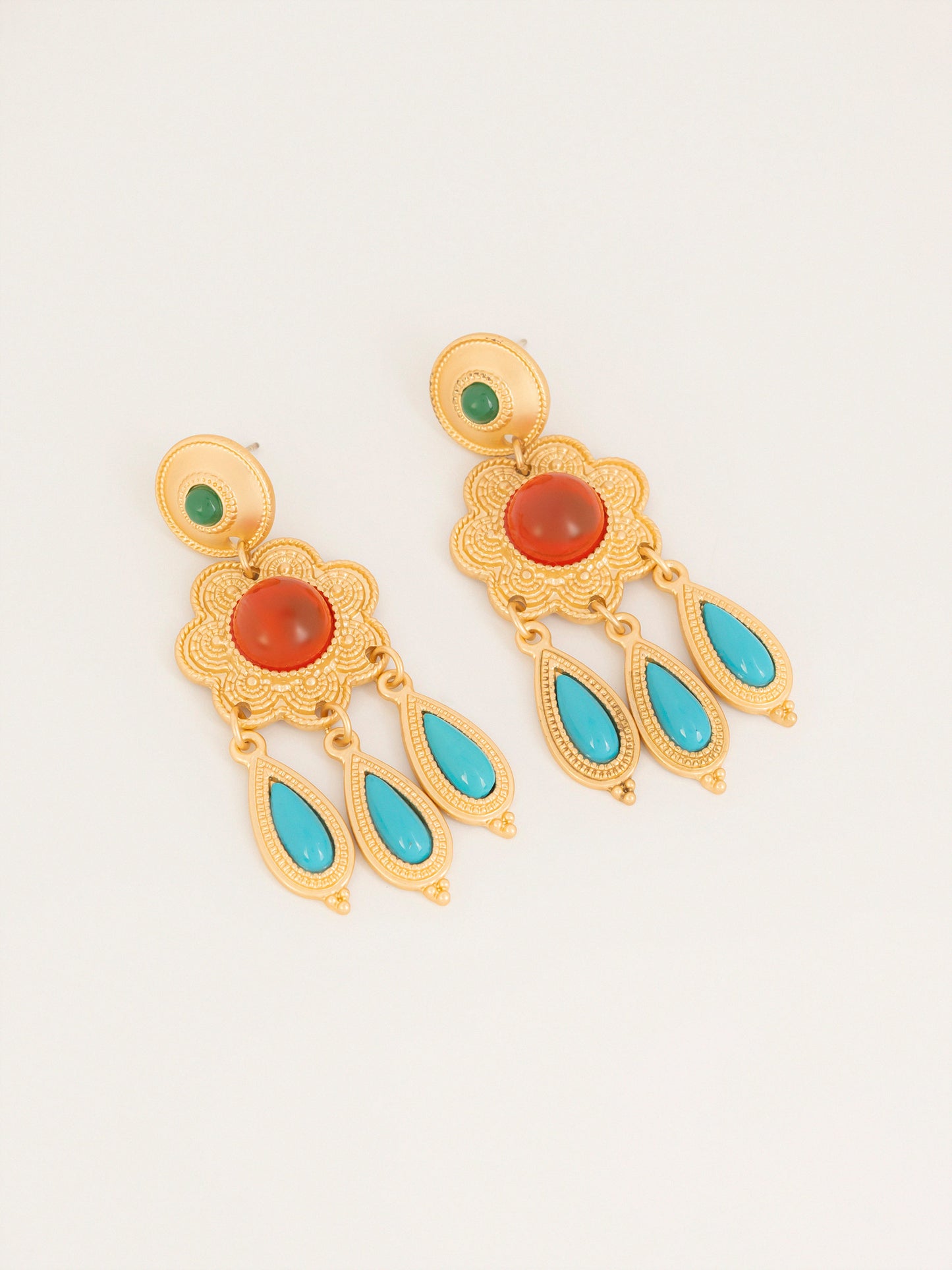 Floral Dangle Earrings