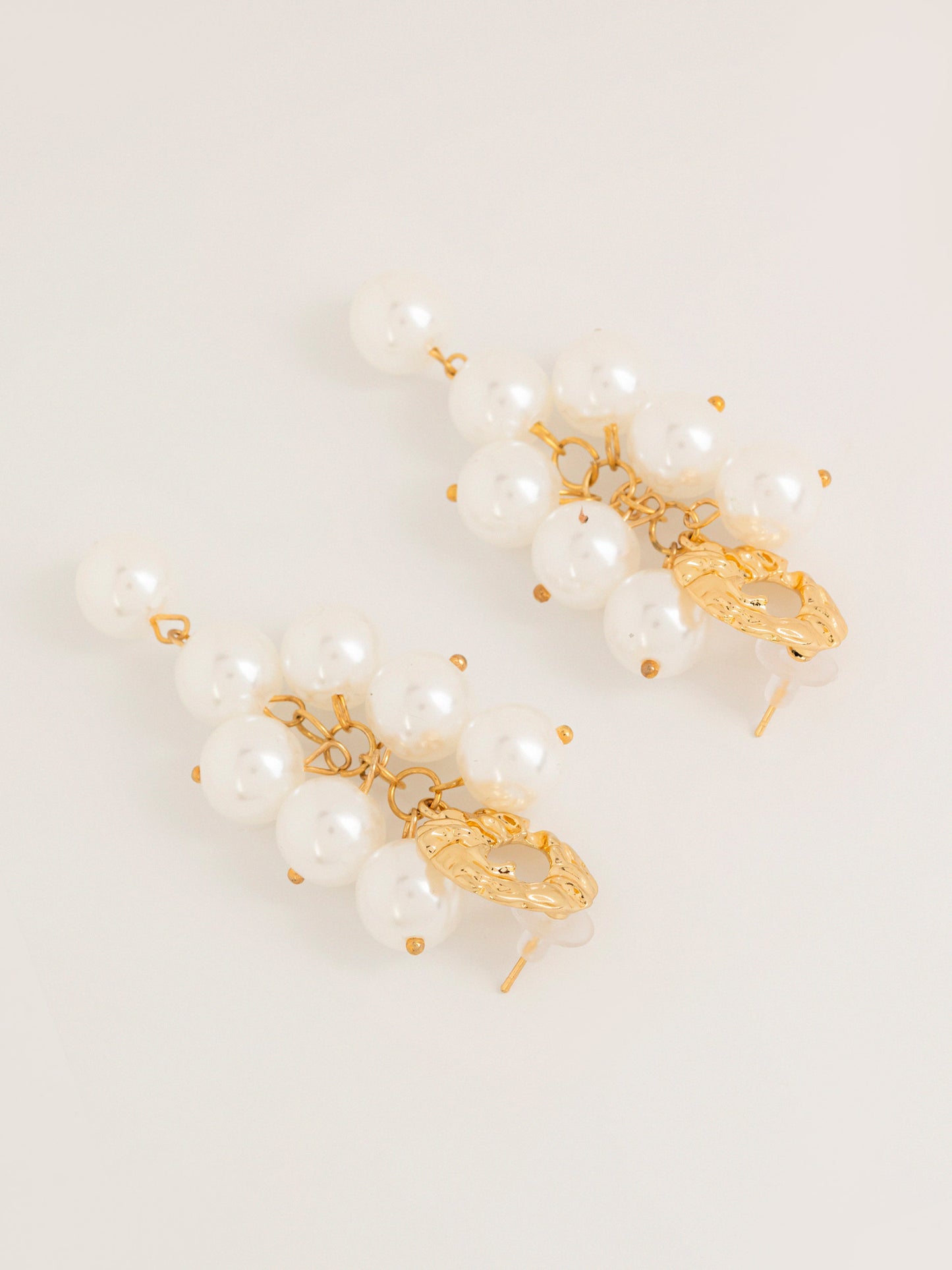 Cluster Pearl Earrings
