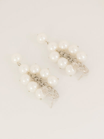 Cluster Pearl Earrings