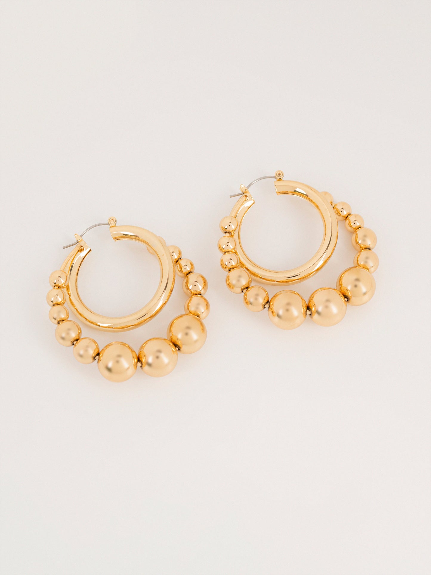 Beaded Hoop Earrings