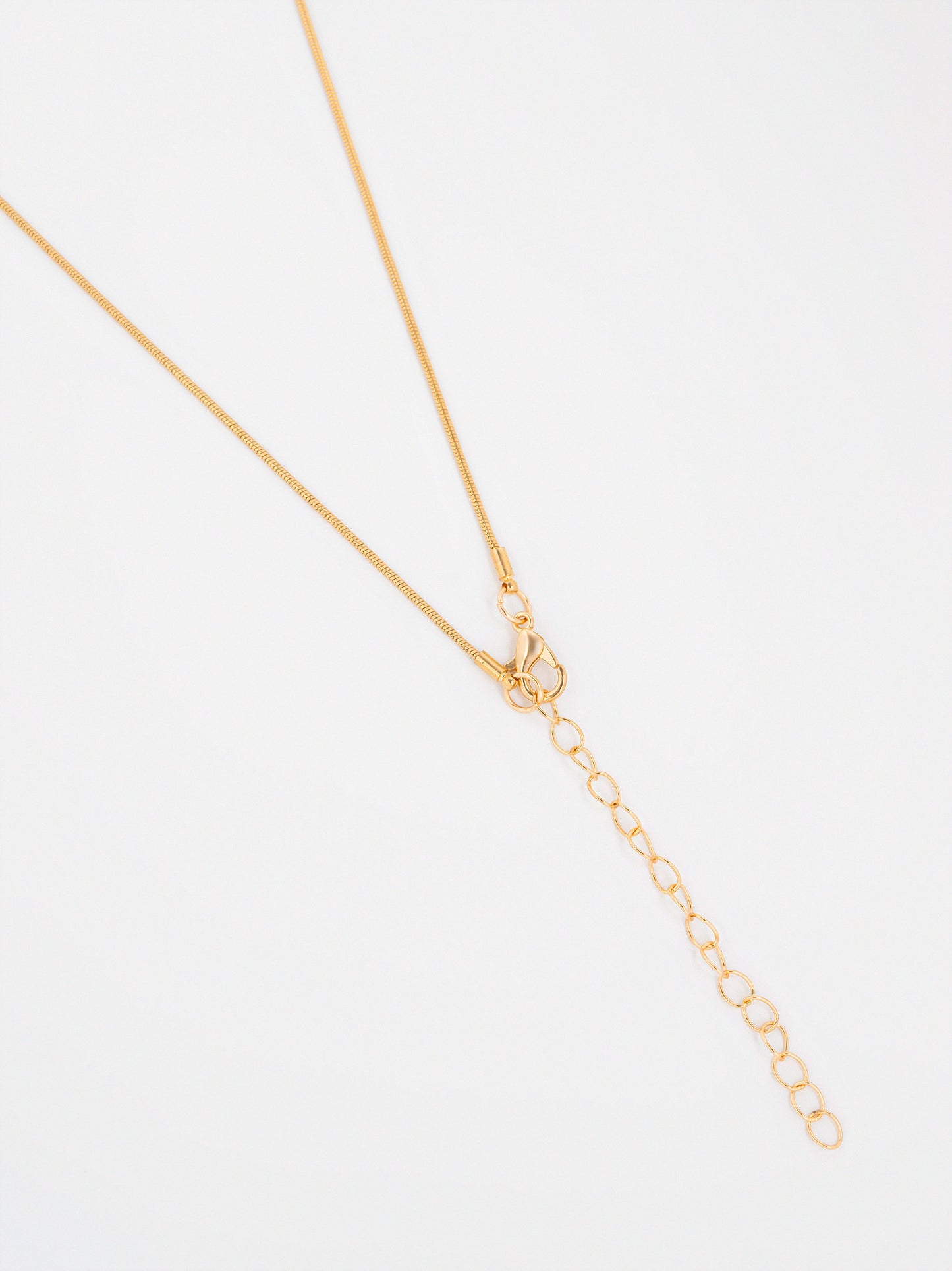 Geometric Disc Necklace