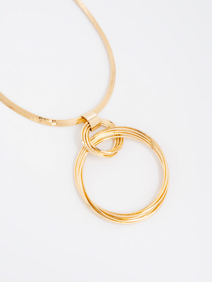 Circle Pendant Necklace