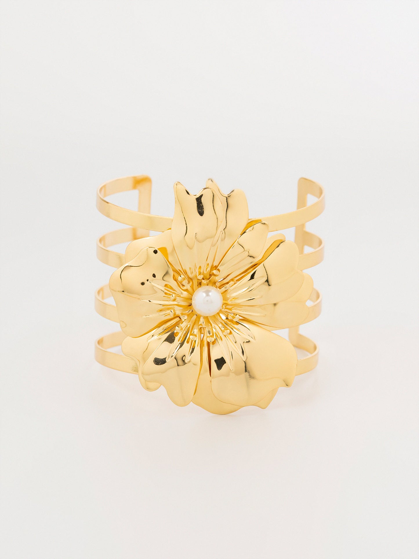 Floral Pearl Bracelet