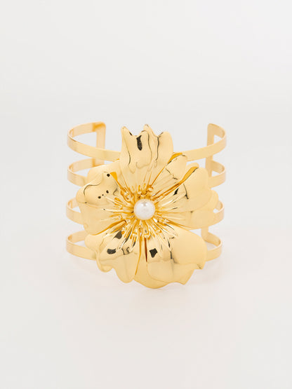 Floral Pearl Bracelet