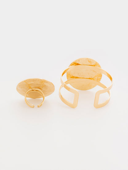 Disc Cuff Bracelet