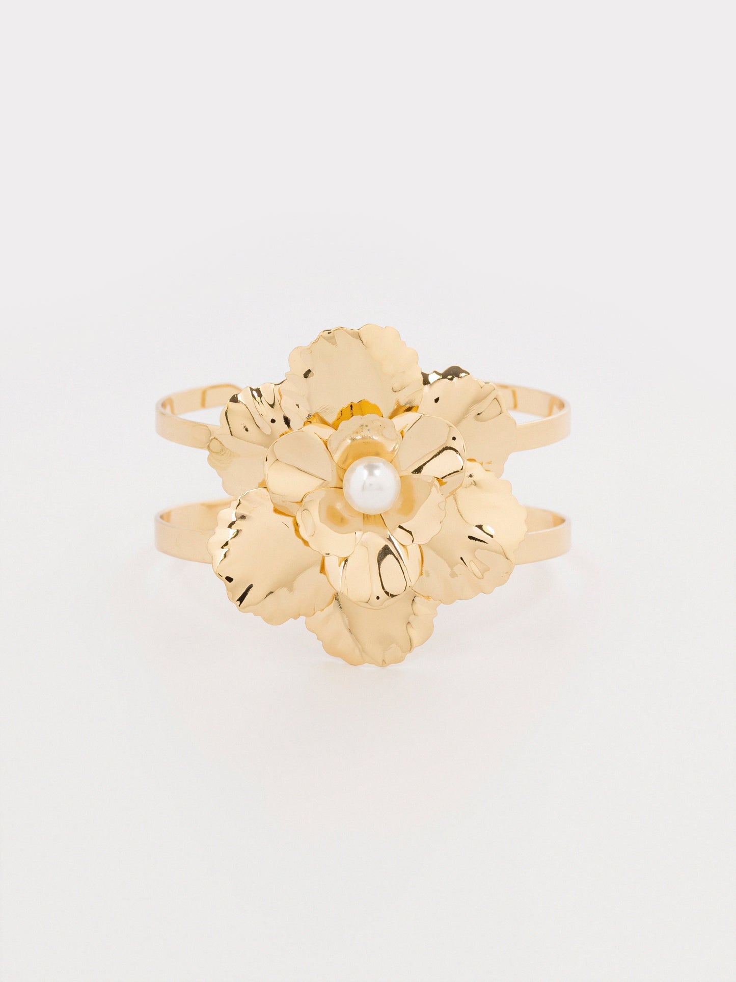 Floral Cuff Bracelet