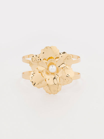Floral Cuff Bracelet