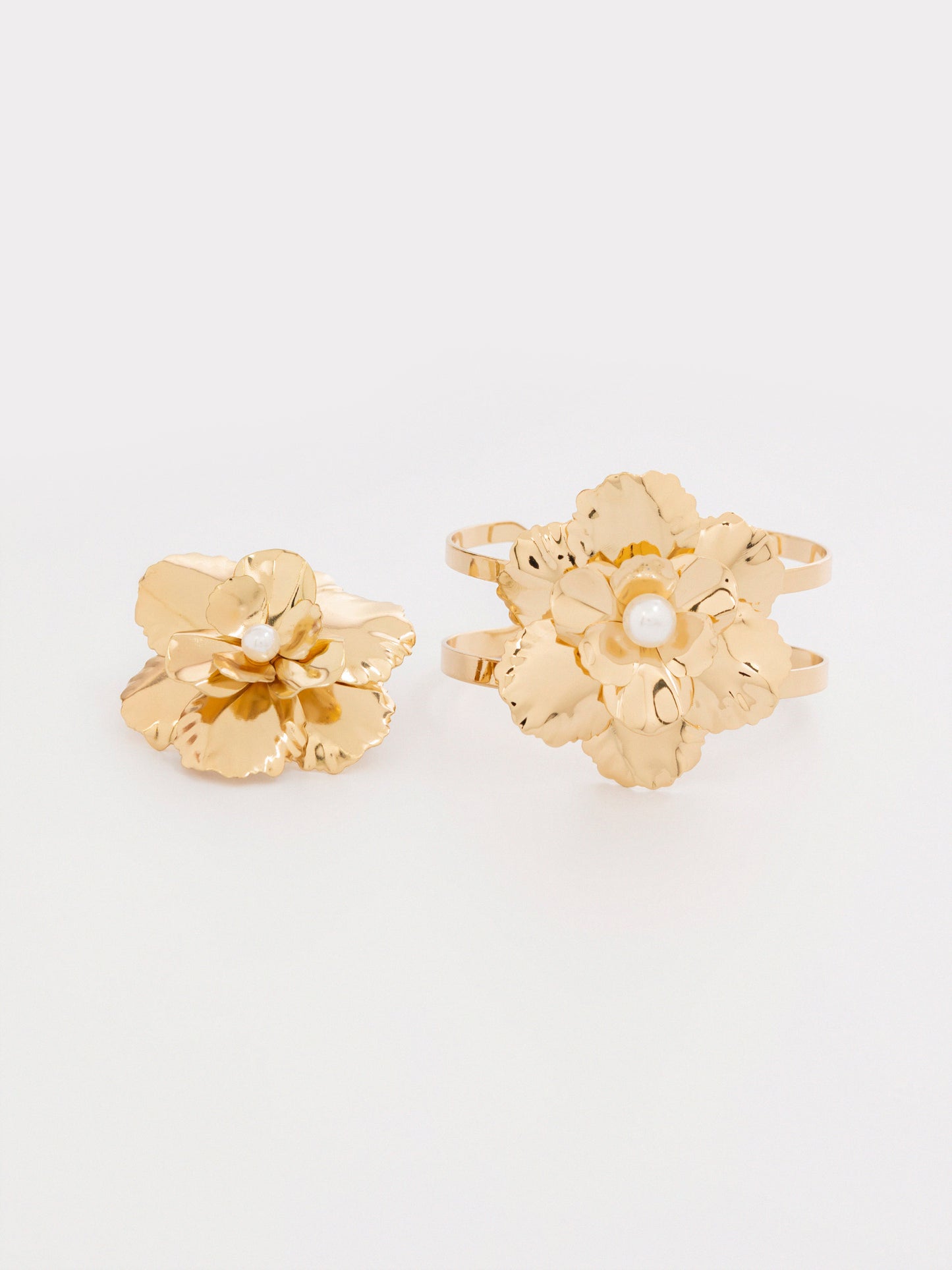 Floral Cuff Bracelet