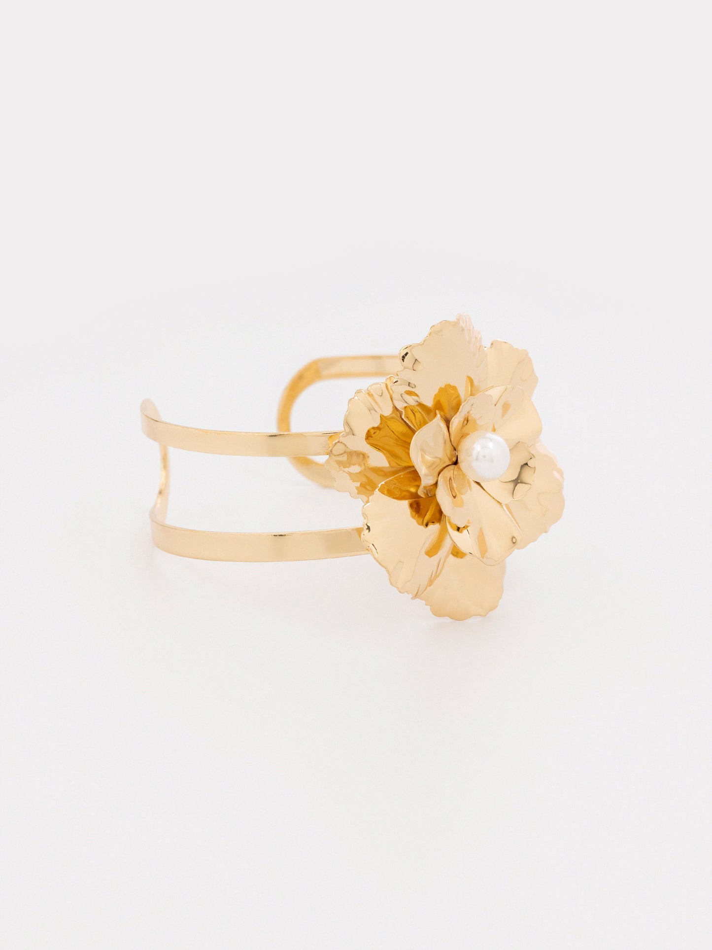 Floral Cuff Bracelet