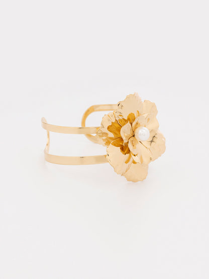 Floral Cuff Bracelet