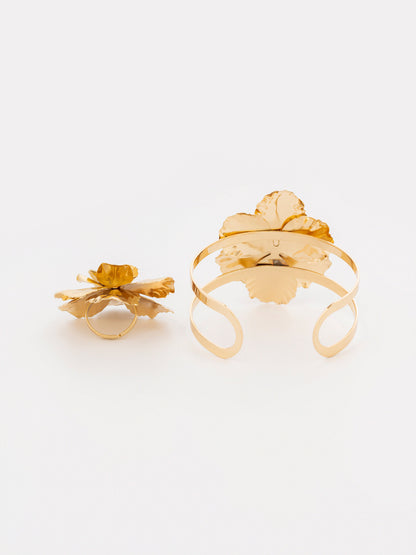 Floral Cuff Bracelet