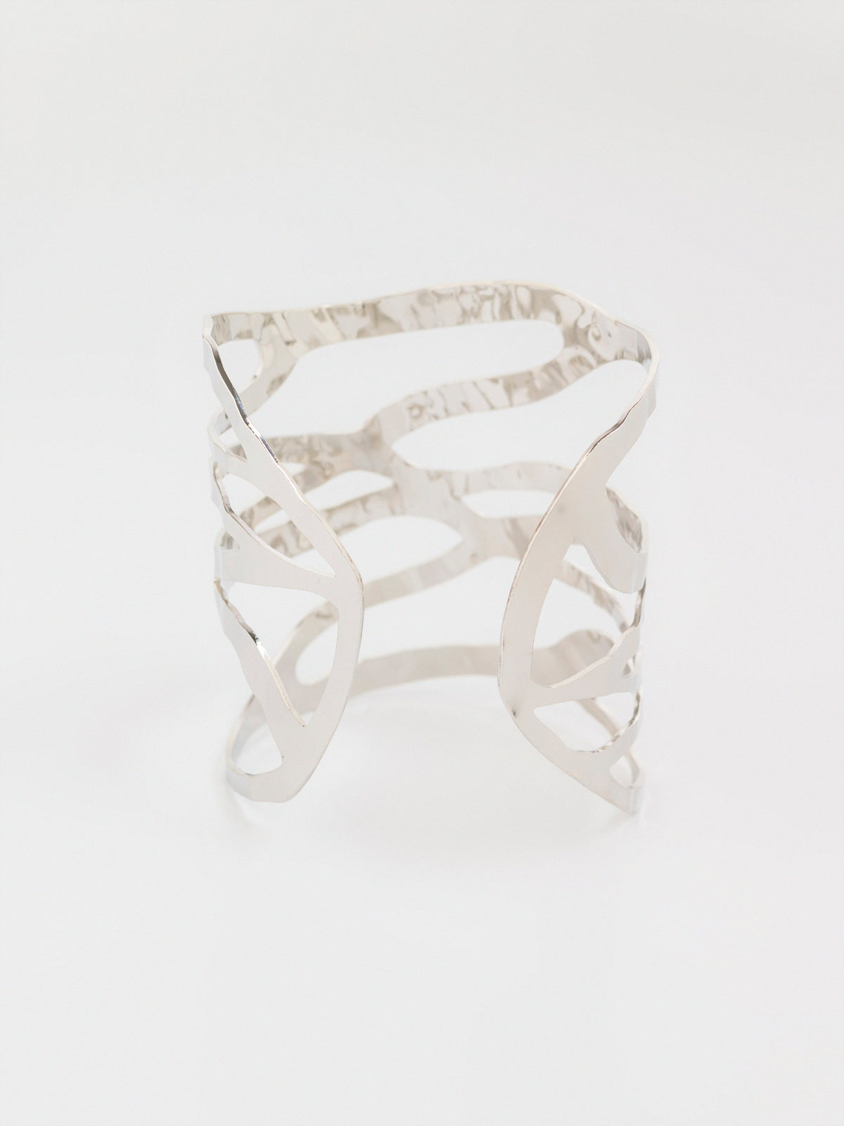 Wavy Cage Cuff Bracelet