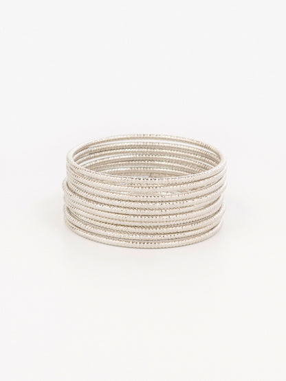 Textured Bangle Set