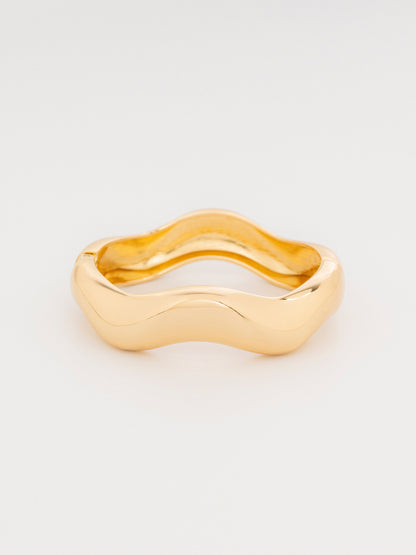 Wavy Bangle Bracelet