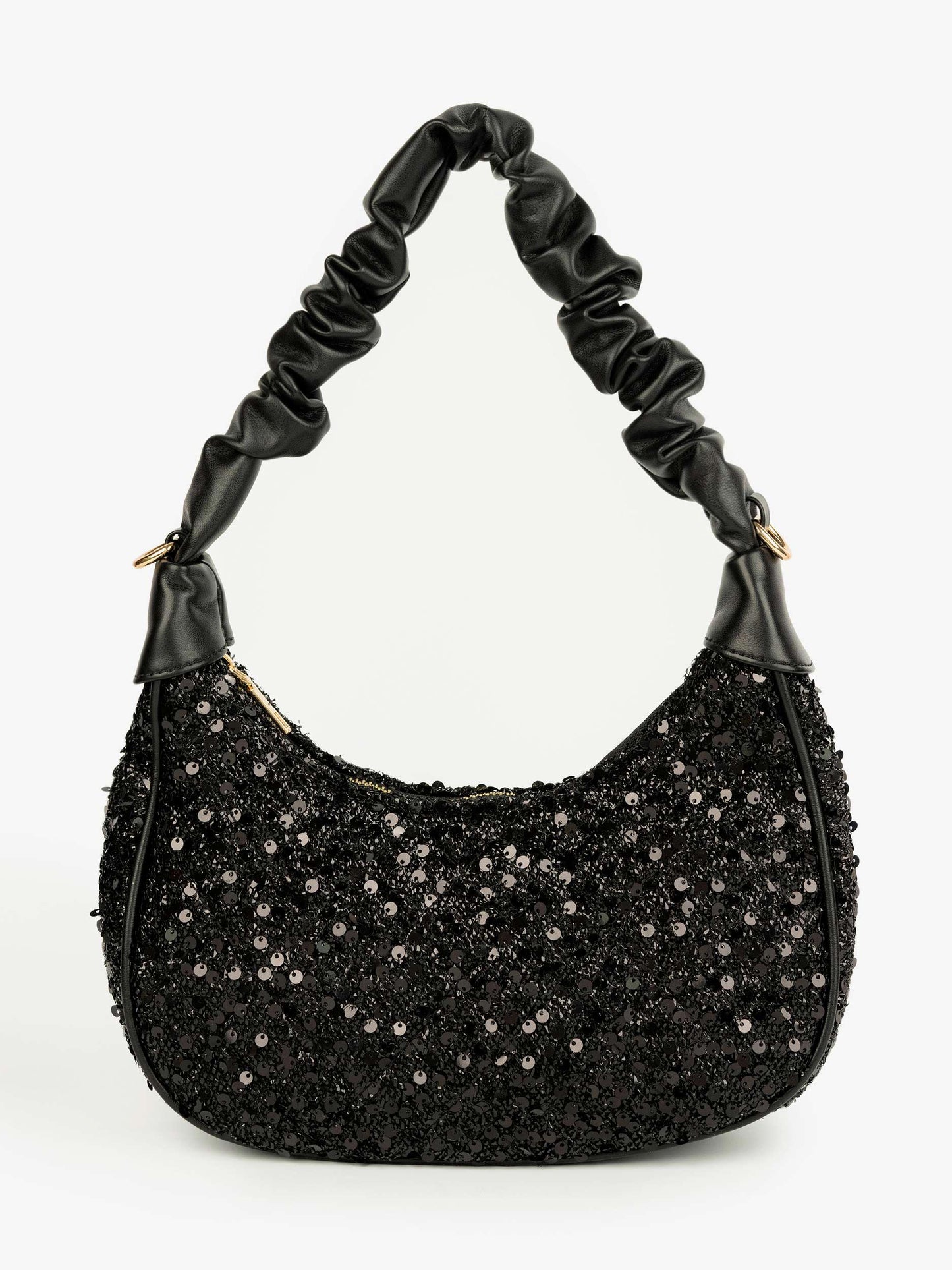 Sequin Hobo Handbag