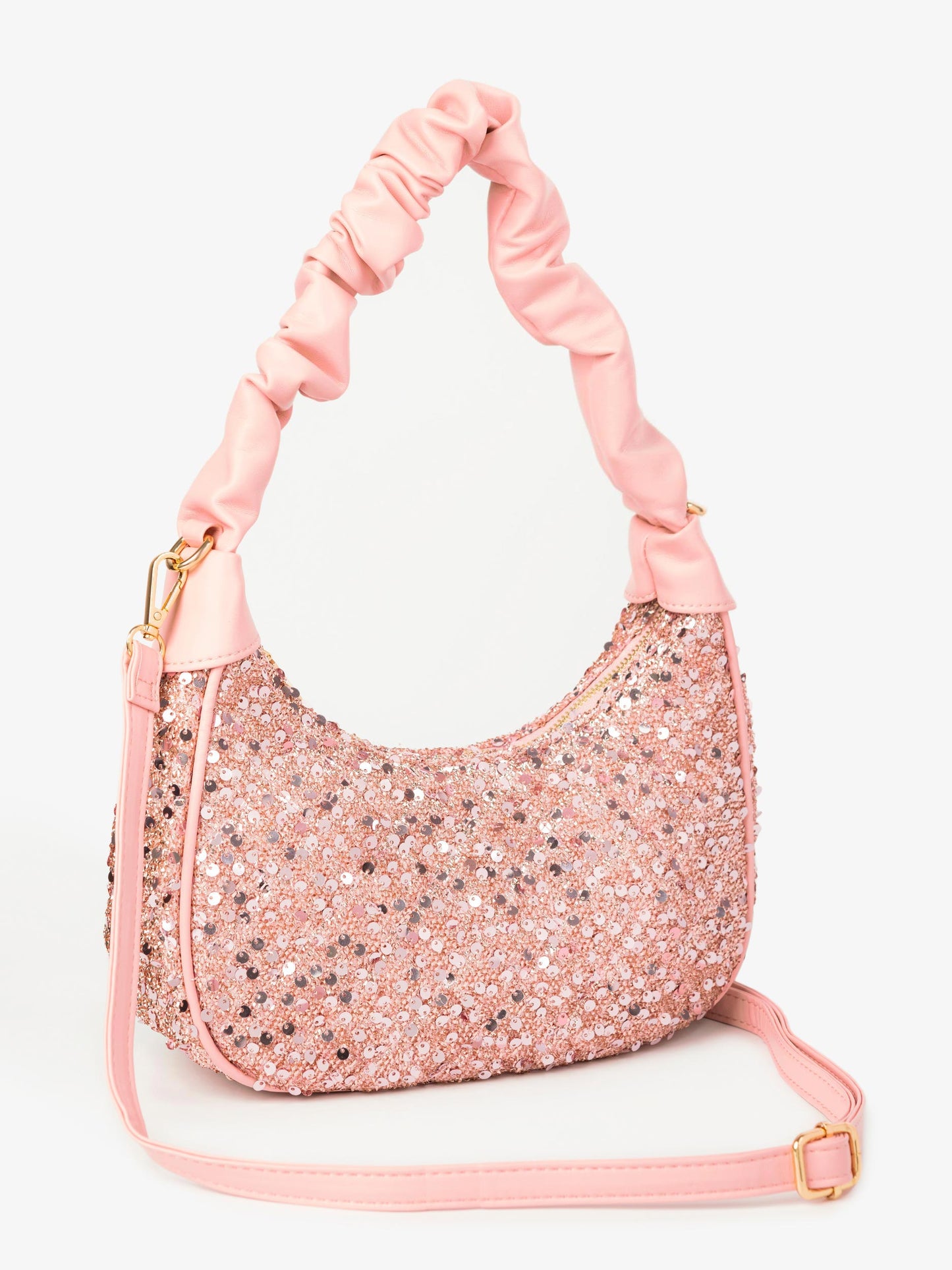 Sequin Hobo Handbag