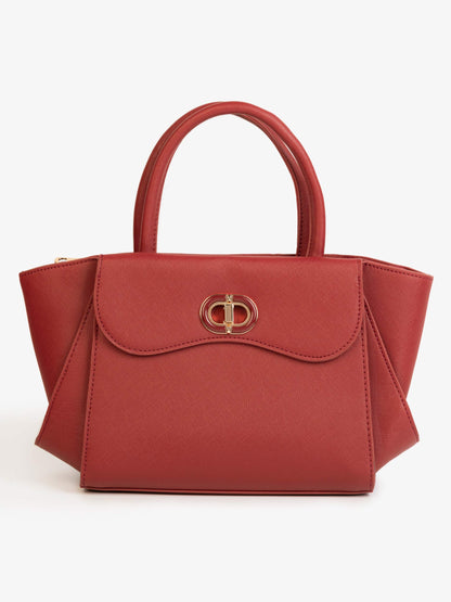 Structured Flap Handbag