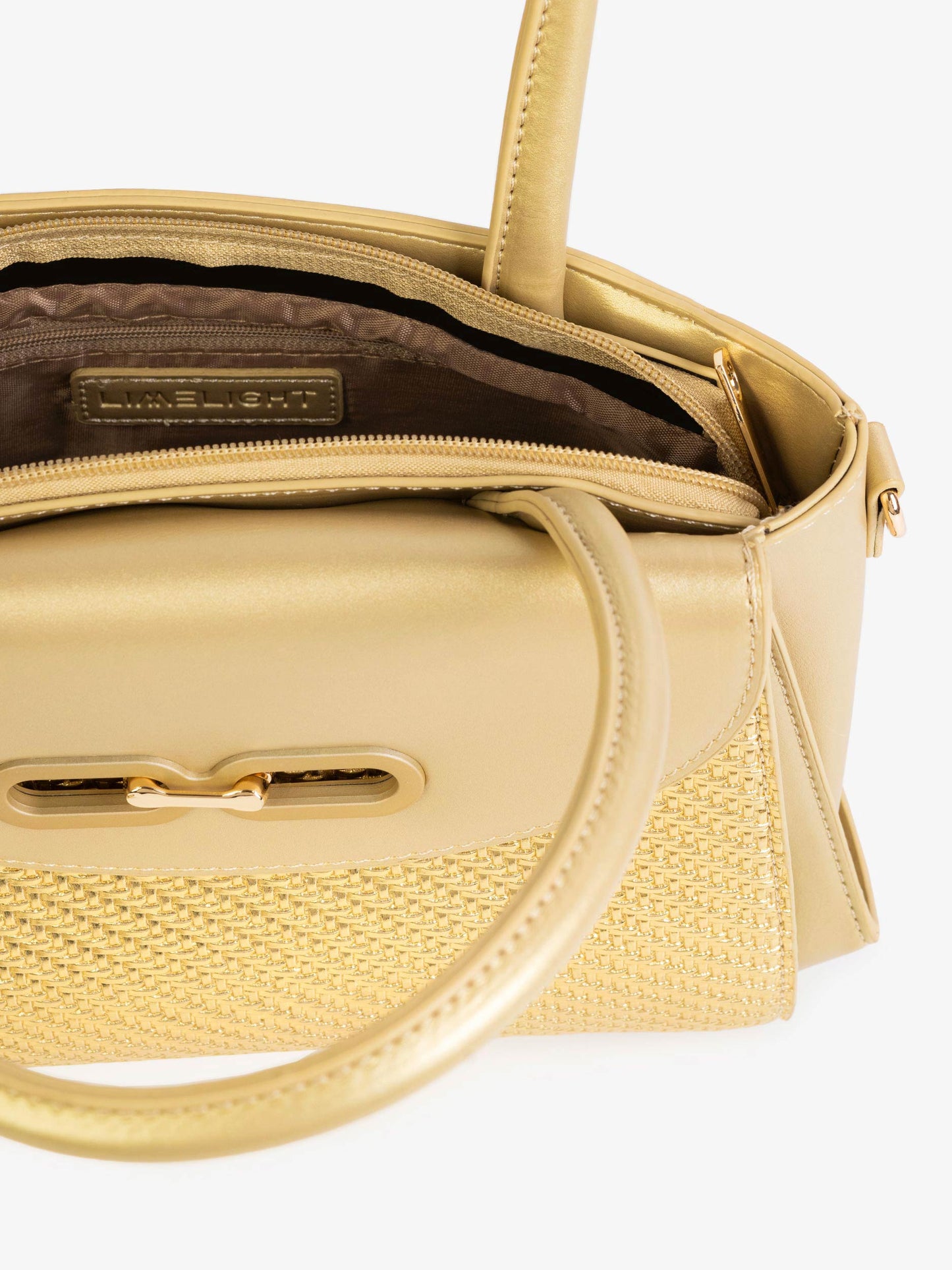 Textured Panel Handbag